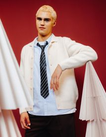 Chemise oxford ray&eacute;e