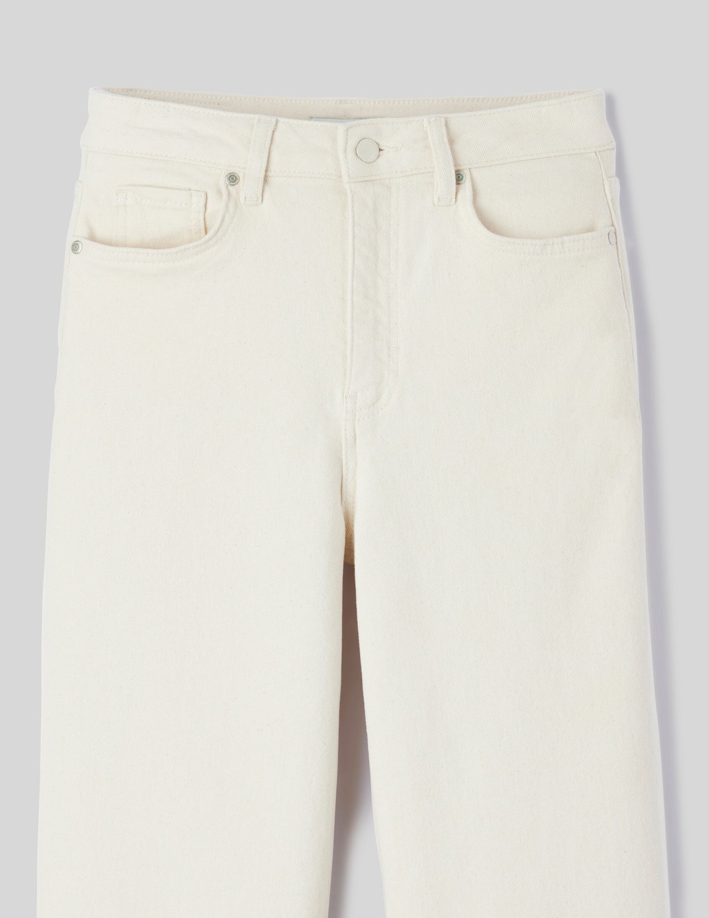 Jean straight taille haute