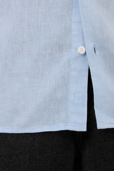 Chemise manches longues viscose lin