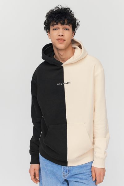 Sweat à capuche colorblock