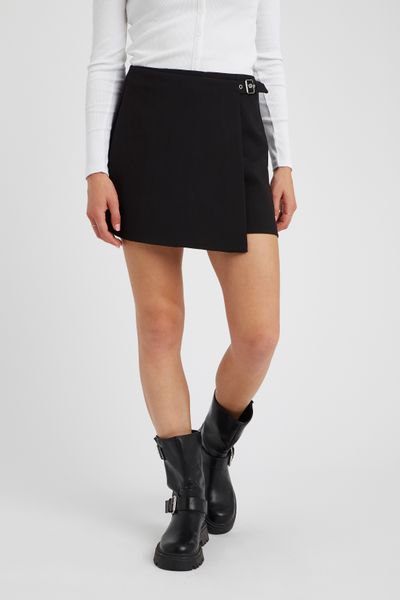 Jupe short portefeuille en polyester recyclé