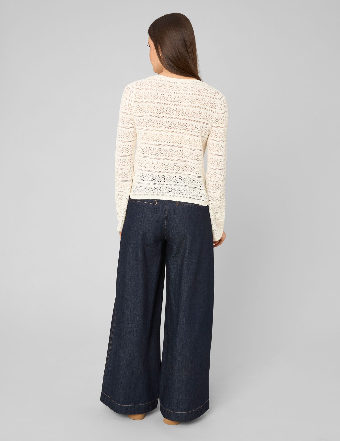 Gilet maille ajour&eacute;e