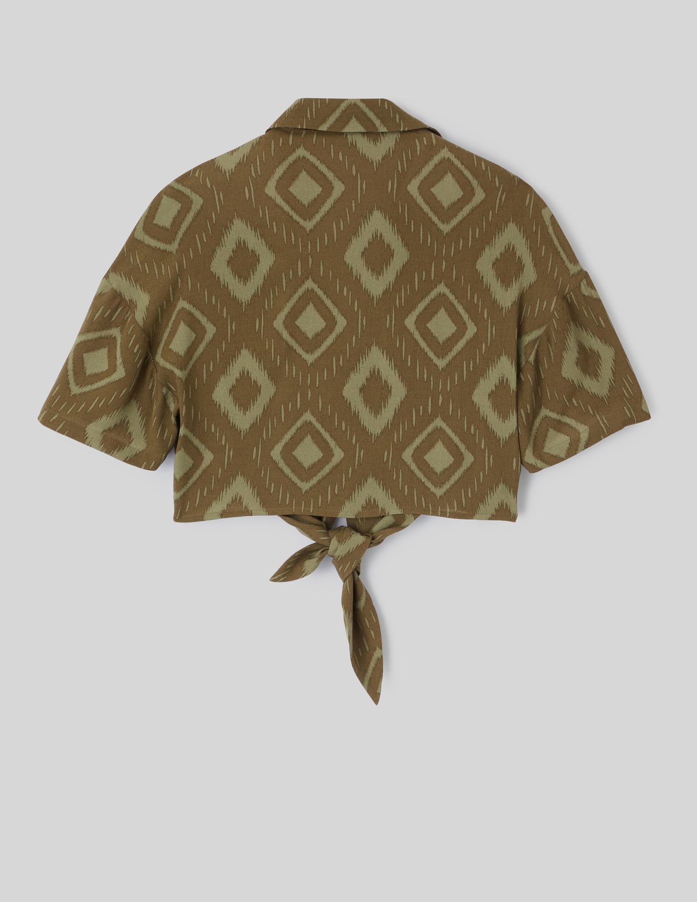 Chemise imprimée à nouer