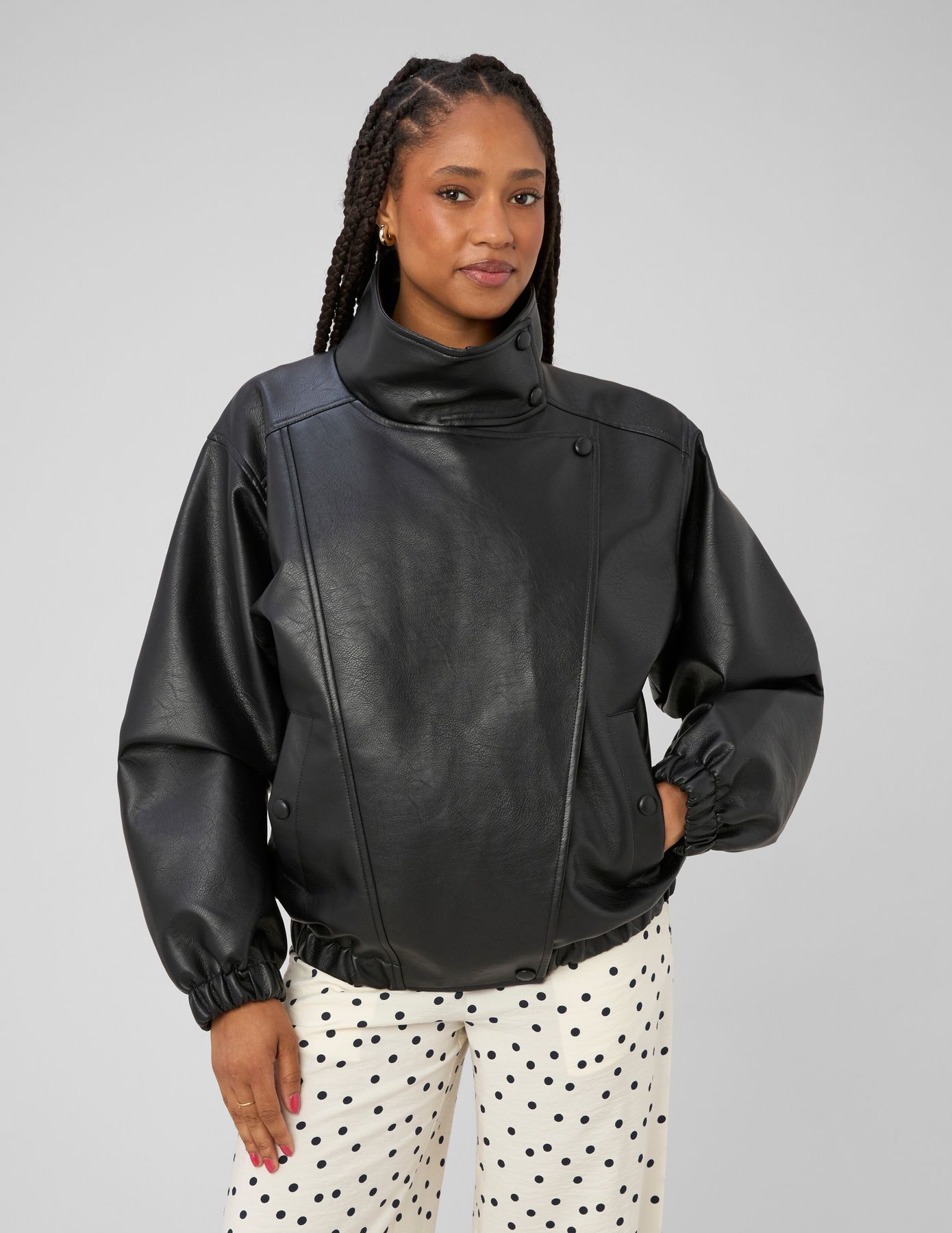 Veste tissu enduit