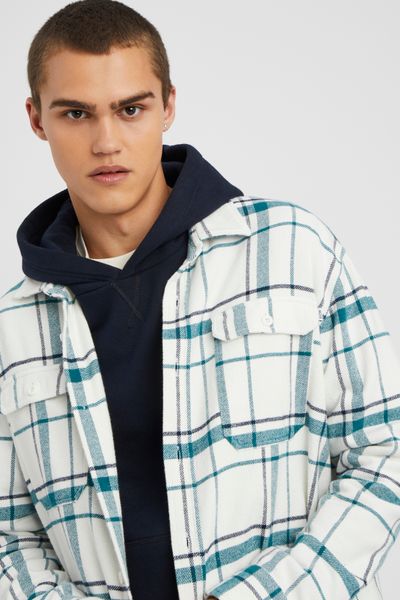 Chemise flanelle &agrave; carreaux