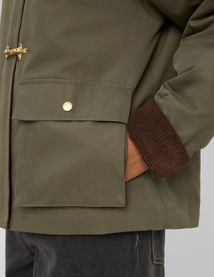 Veste avec col velours cotel&eacute;