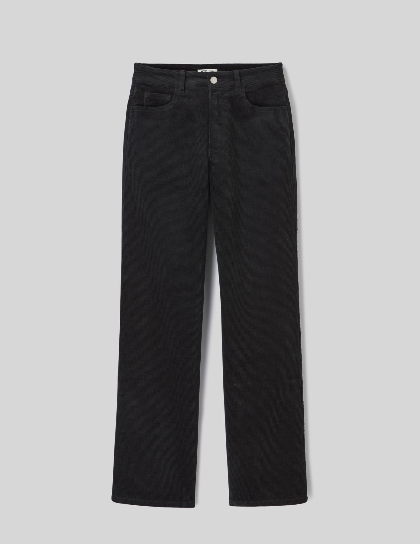 Pantalon straight velours