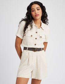 Combishort rayé