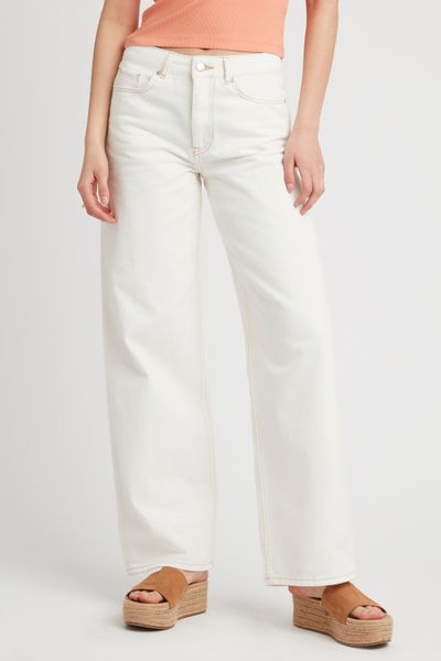 Jean wide leg taille standard