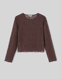 T-shirt dentelle