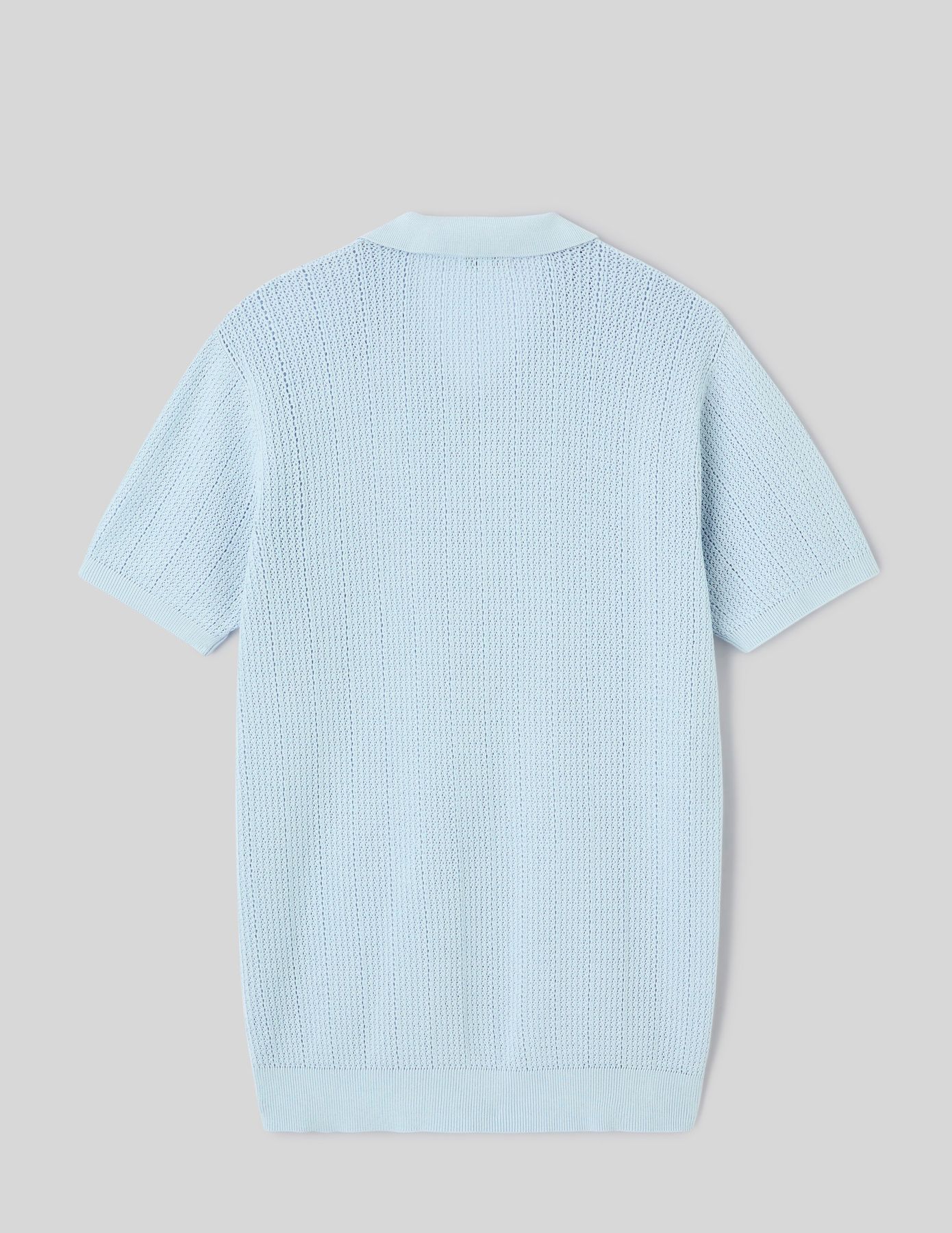 Polo maille ajour&eacute;e