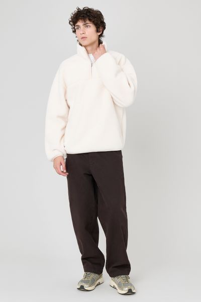 Sweat sherpa col montant zippé
