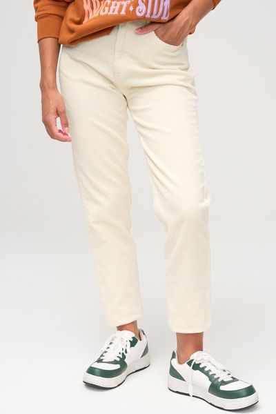 Pantalon velours mom