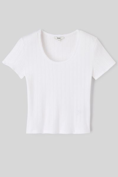 T-shirt pointelle