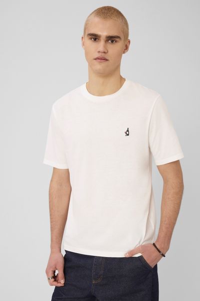 T-shirt broderie poitrine