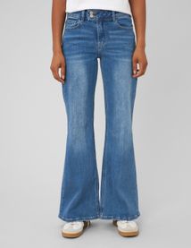 Jean flare taille haute