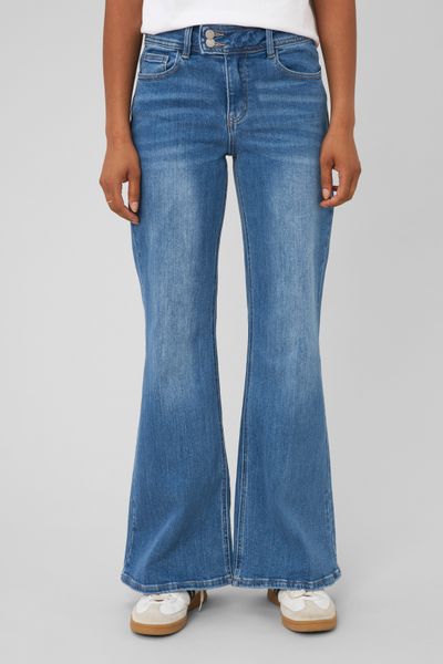 Jean flare taille haute