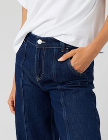 Jean straight surpiqures