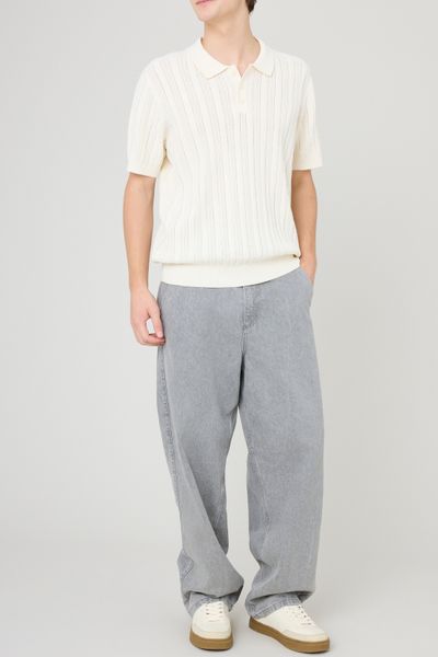 Polo maille fantaisie