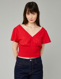 Blouse en broderie anglais