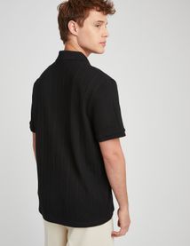 Polo maille fantaisie