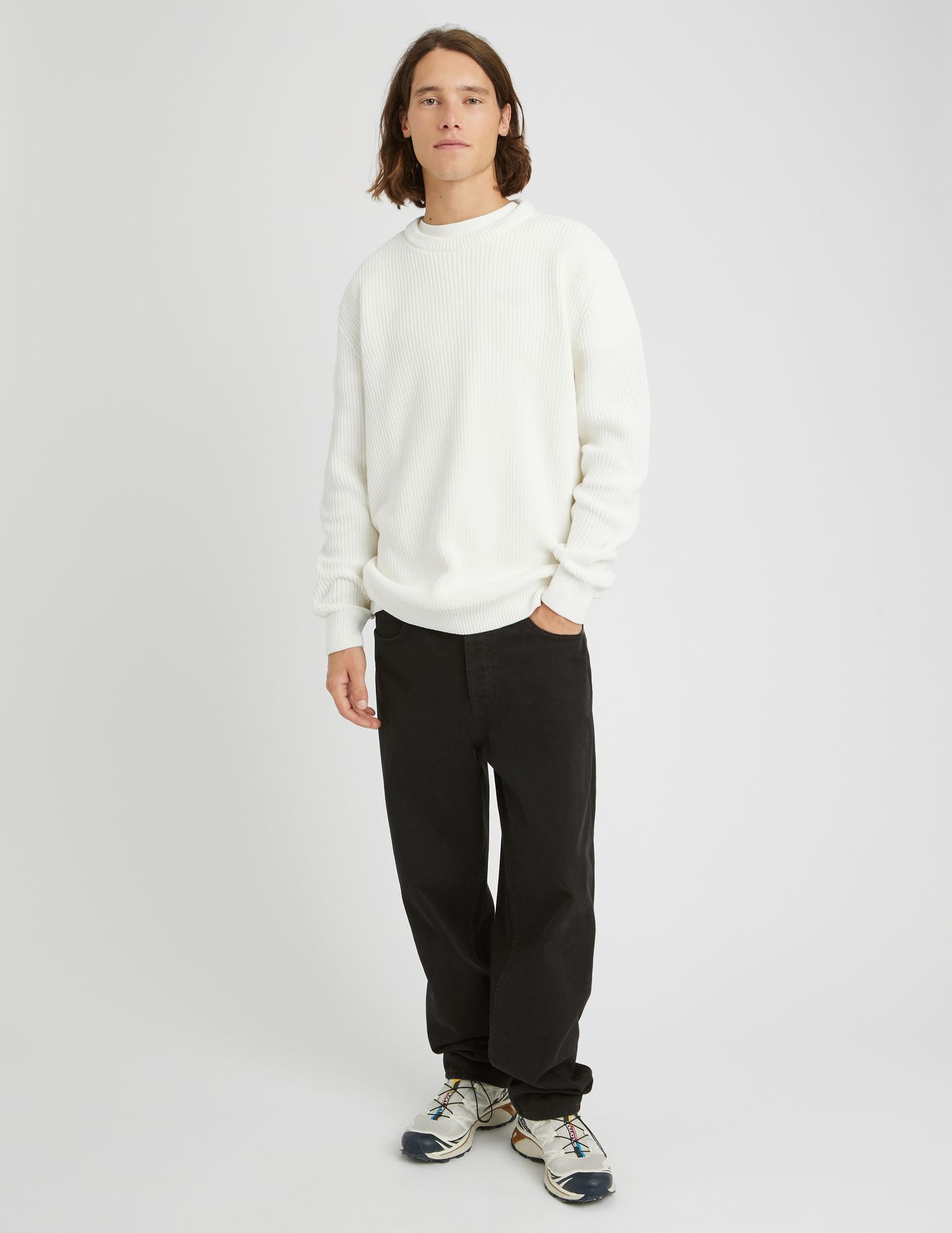 Pull maille chenille