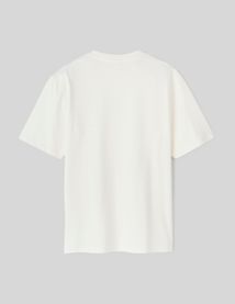 T-shirt &eacute;tiquette centr&eacute;e