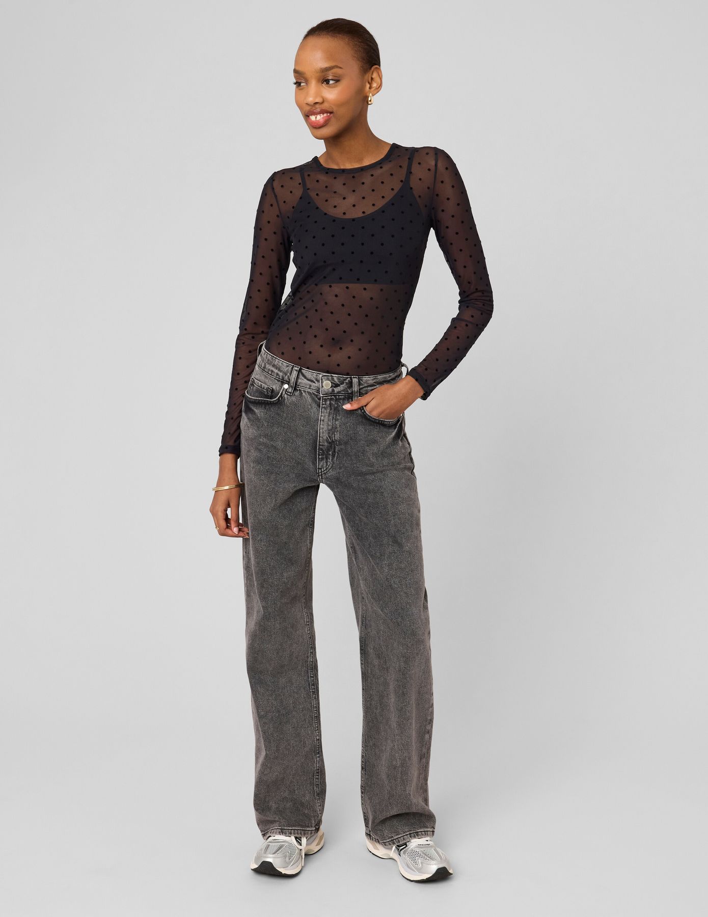 T-shirt r&eacute;sill&eacute; imprim&eacute; flock