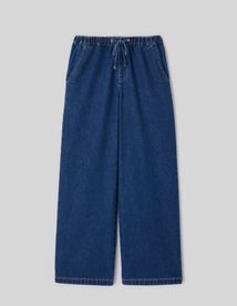 Pantalon denim fluide