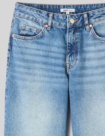 Jean wide leg taille basse