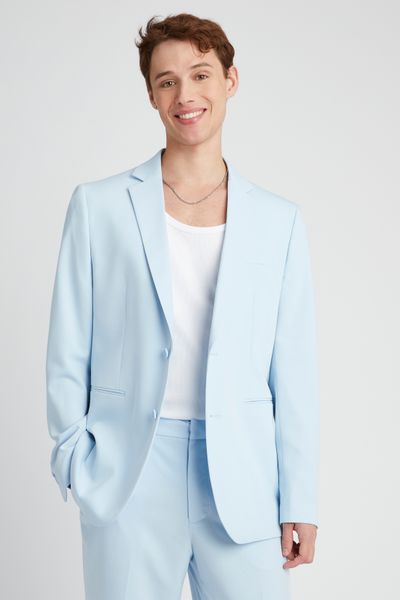 Veste de costume coupe droite