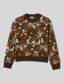 Pull jacquard floral
