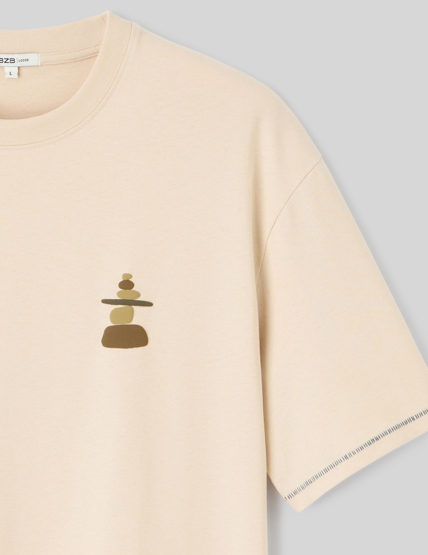 T-shirt imprim&eacute; poitrine