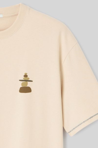 T-shirt imprim&eacute; poitrine