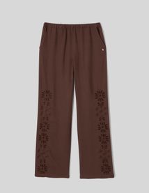 Pantalon brod&eacute;