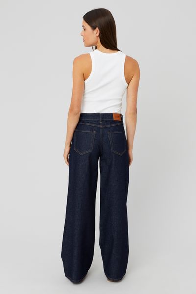 Jean wide leg taille standard
