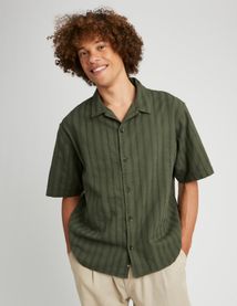 Chemise manches courtes broderie anglaise