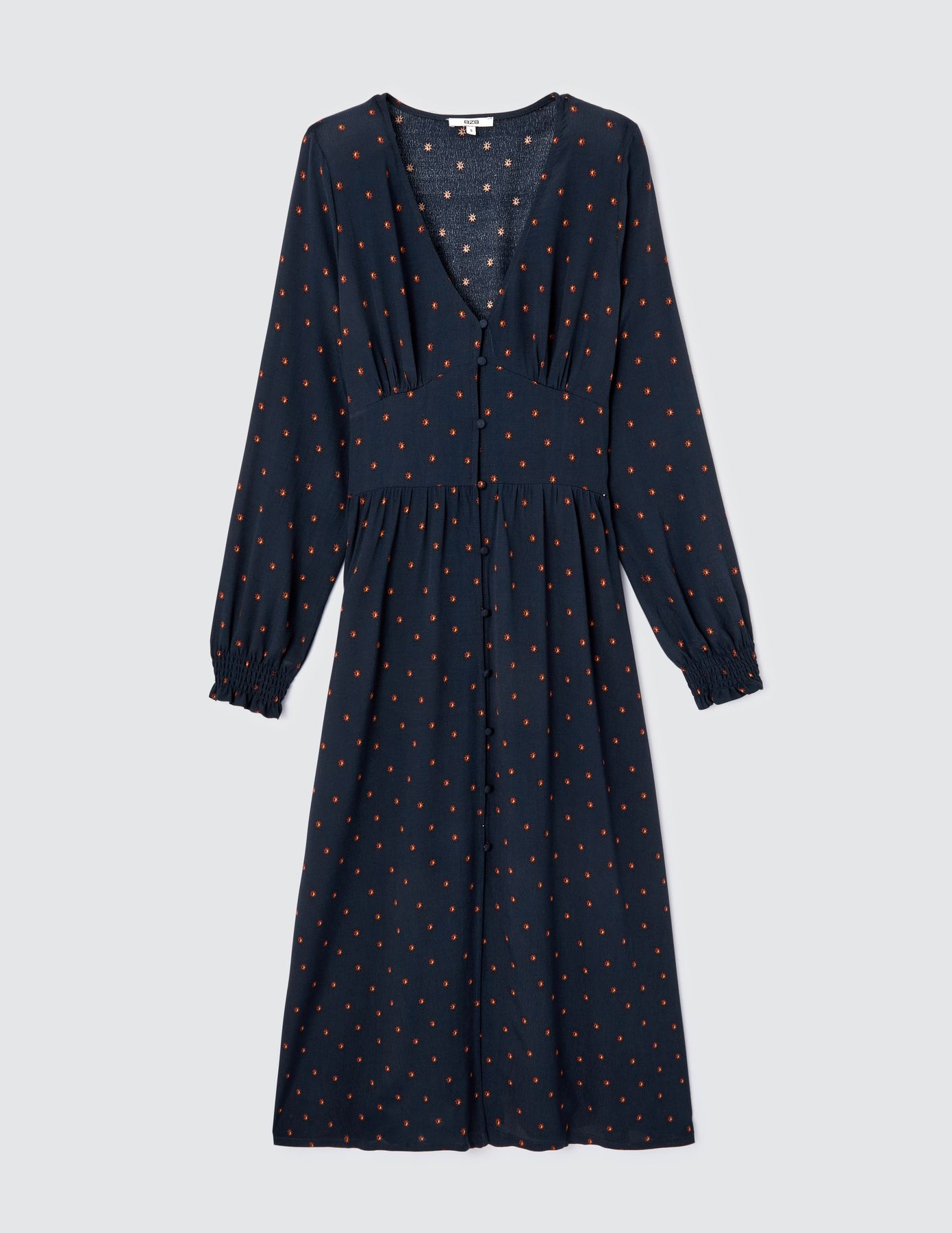 Robe longue imprimée
