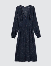 Robe longue imprimée