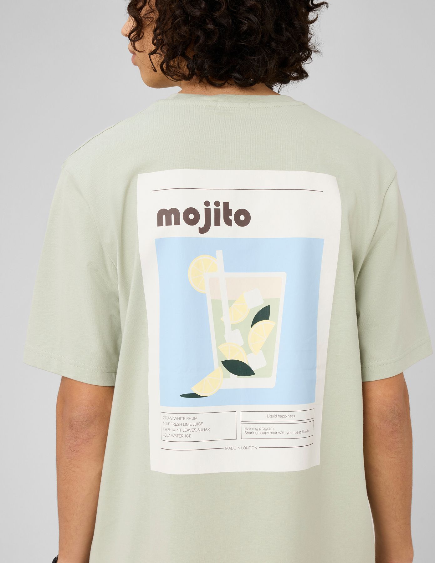 T-shirt imprim&eacute; devant / dos