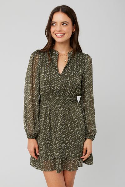 Robe courte imprimée