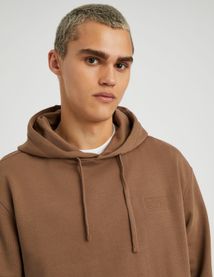 Sweat brodé à capuche