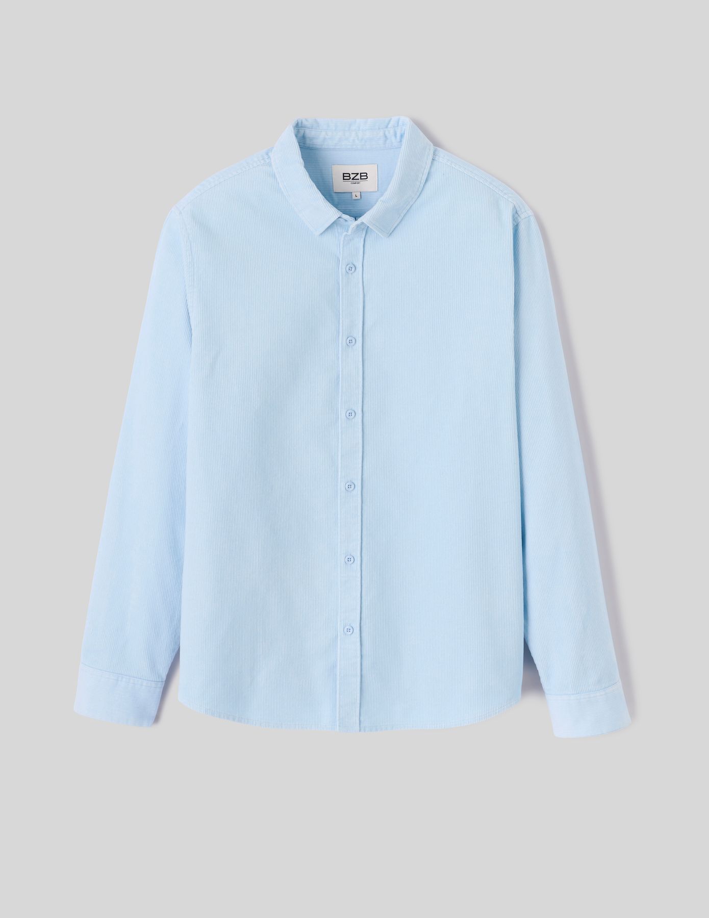 Chemise velours unie
