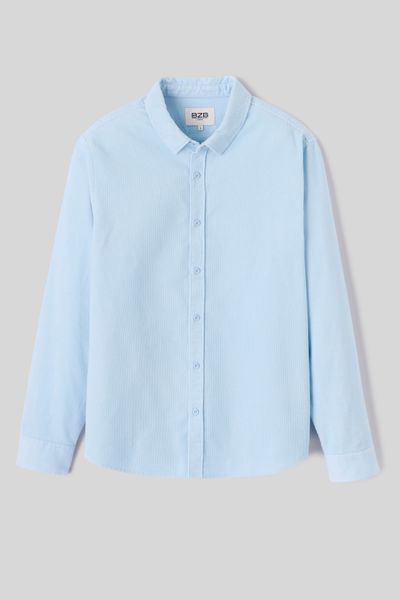 Chemise unie en velours
