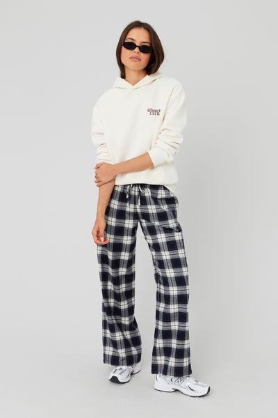 Pantalon &agrave; carreaux