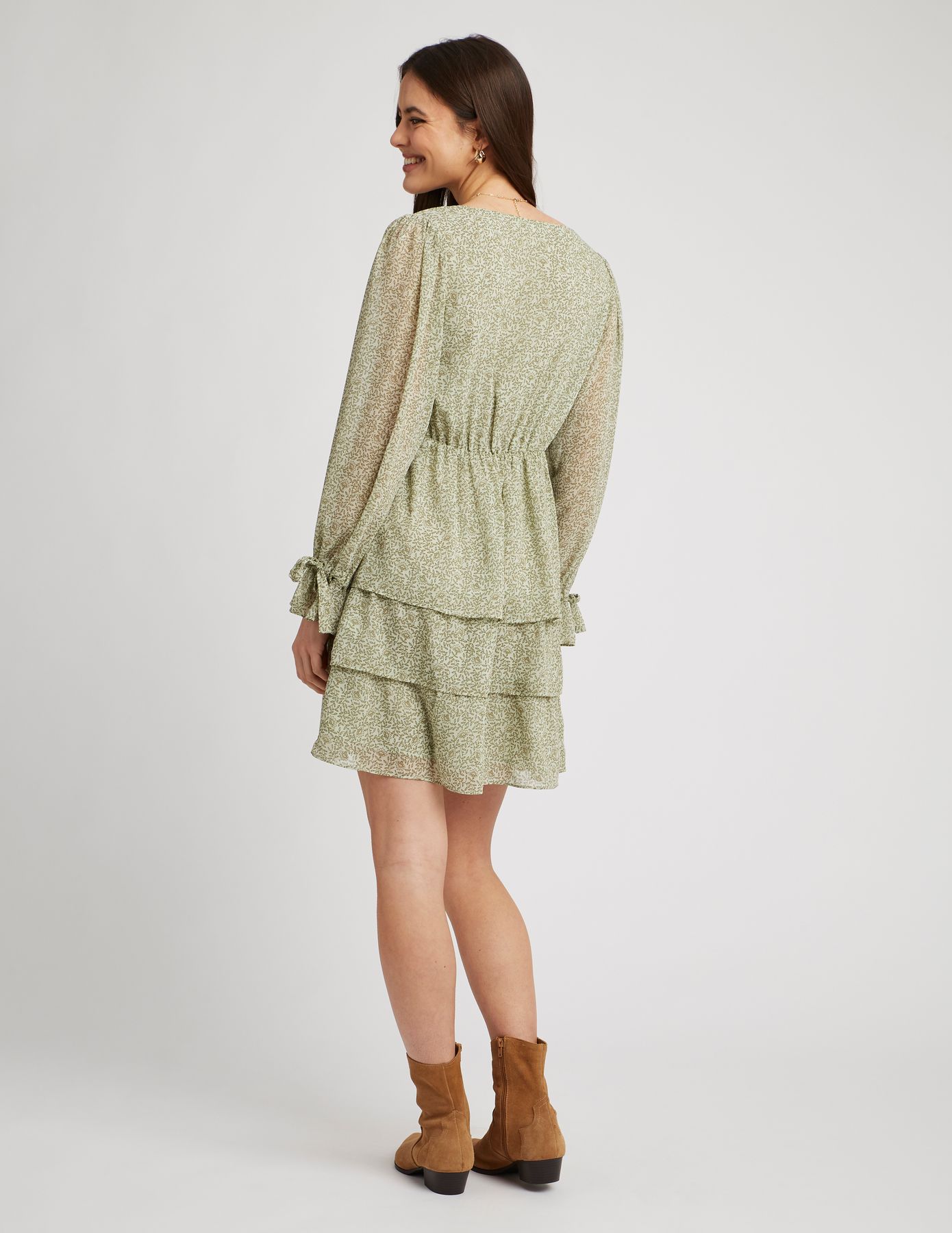Robe courte imprimée