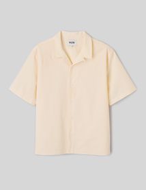 Chemise manches courtes ray&eacute;e seersucker