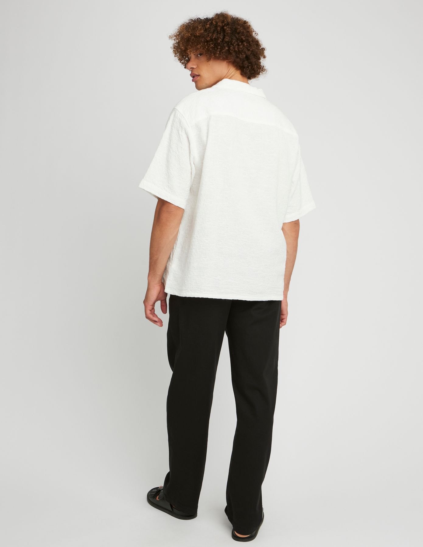 Chemise manches courtes jacquard