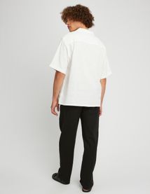 Chemise manches courtes jacquard