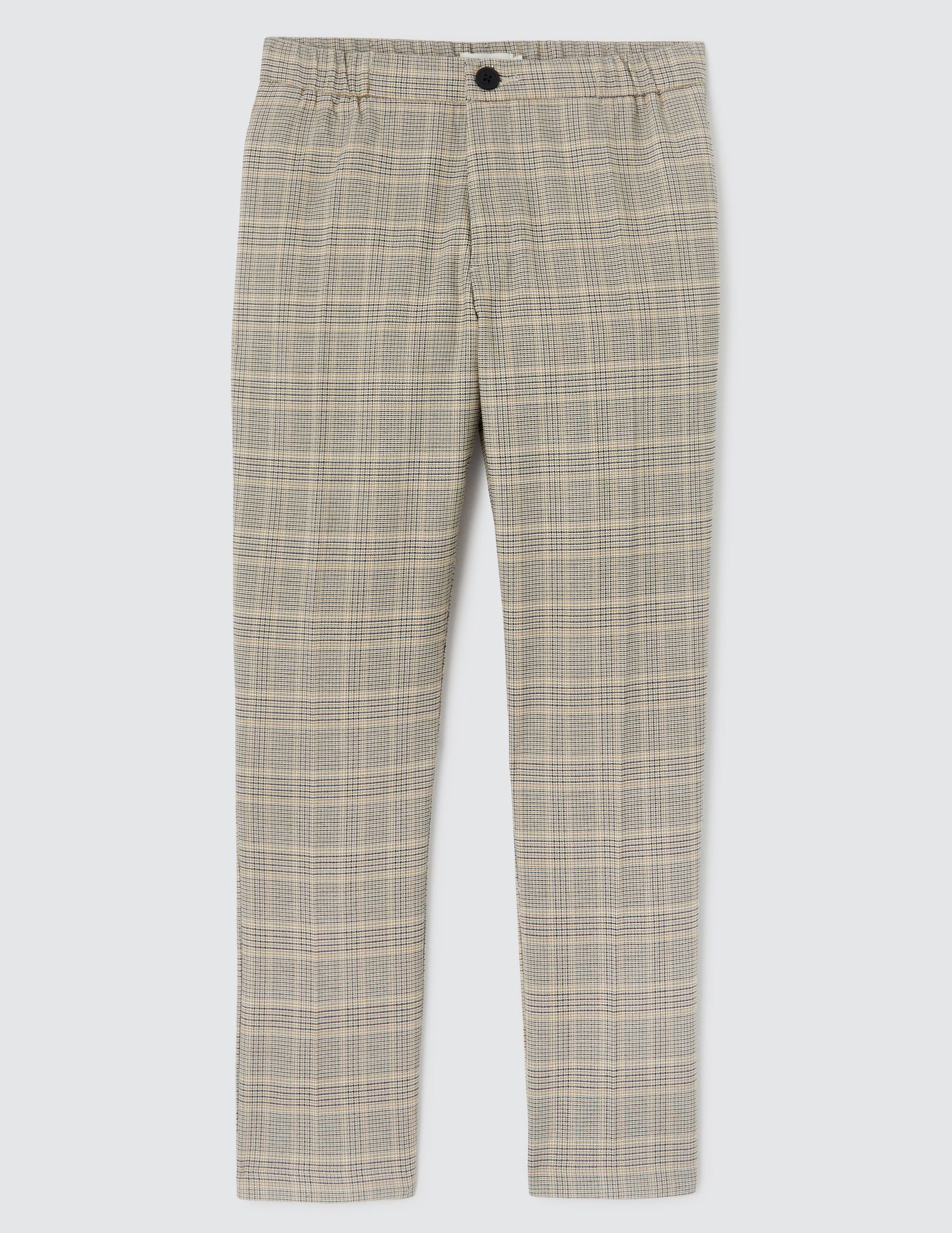 Pantalon de ville à carreaux